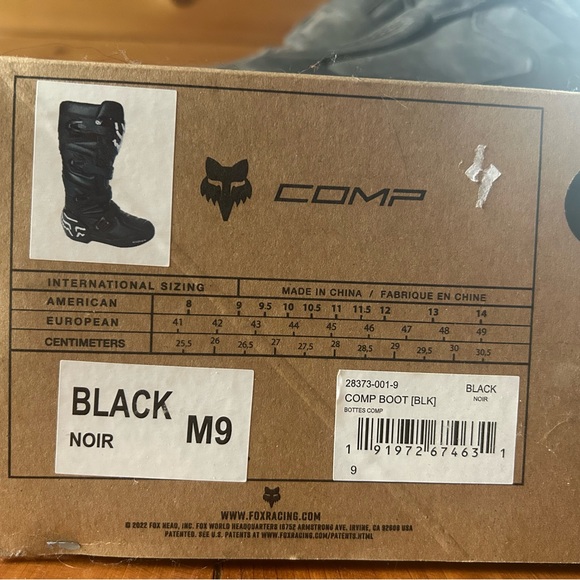 Fox Racing COMP riding boots - Picture 2 of 7